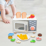 Maxbell Kids Microwave Oven Toys Playing with Food and Kitchen Toys for 3-8 Year Old