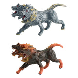 Maxbell Mythical Animal Figures Hand Painted Crafts Action Figures for Children Kids Gray