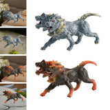 Maxbell Mythical Animal Figures Hand Painted Crafts Action Figures for Children Kids Gray