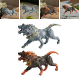 Maxbell Mythical Animal Figures Hand Painted Crafts Action Figures for Children Kids Gray