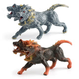 Maxbell Mythical Animal Figures Hand Painted Crafts Action Figures for Children Kids Gray