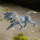 Maxbell Mythical Animal Figures Hand Painted Crafts Action Figures for Children Kids Gray