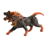 Maxbell Mythical Animal Figures Hand Painted Crafts Action Figures for Children Kids Light Red