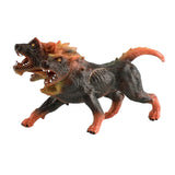 Maxbell Mythical Animal Figures Hand Painted Crafts Action Figures for Children Kids Light Red