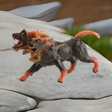 Maxbell Mythical Animal Figures Hand Painted Crafts Action Figures for Children Kids Light Red