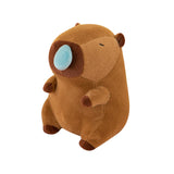Maxbell Capybara Stuffed Toy with Snot Withdrawal Capybara Plush Toy for Adults Kids 40cm