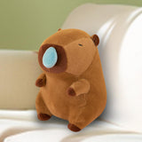 Maxbell Capybara Stuffed Toy with Snot Withdrawal Capybara Plush Toy for Adults Kids 40cm