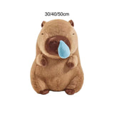 Maxbell Capybara Stuffed Toy with Snot Withdrawal Capybara Toy Animal Doll for Gifts