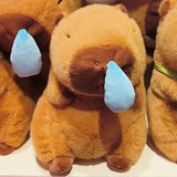 Maxbell Capybara Stuffed Toy with Snot Withdrawal Capybara Toy Animal Doll for Gifts