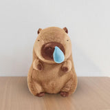 Maxbell Capybara Stuffed Toy with Snot Withdrawal Capybara Toy Animal Doll for Gifts