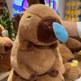 Maxbell Capybara Stuffed Toy with Snot Withdrawal Capybara Toy Animal Doll for Gifts