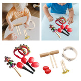 Maxbell Montessori Percussion Instrument Develops Motor Skills for Babies Party Toys Red