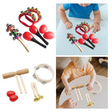 Maxbell Montessori Percussion Instrument Develops Motor Skills for Babies Party Toys Red