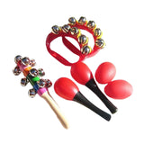 Maxbell Montessori Percussion Instrument Develops Motor Skills for Babies Party Toys Red