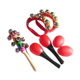 Maxbell Montessori Percussion Instrument Develops Motor Skills for Babies Party Toys Red