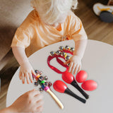 Maxbell Montessori Percussion Instrument Develops Motor Skills for Babies Party Toys Red