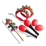 Maxbell Montessori Percussion Instrument Develops Motor Skills for Babies Party Toys Red