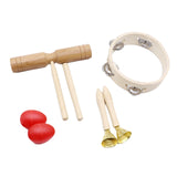 Maxbell Montessori Percussion Instrument Develops Motor Skills for Babies Party Toys Wood