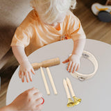 Maxbell Montessori Percussion Instrument Develops Motor Skills for Babies Party Toys Wood