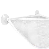 Maxbell Corner Shower Bag Bathroom Hanging Mesh Basket for Baby Boys and Girls White