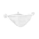Maxbell Corner Shower Bag Bathroom Hanging Mesh Basket for Baby Boys and Girls White