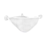 Maxbell Corner Shower Bag Bathroom Hanging Mesh Basket for Baby Boys and Girls White