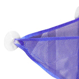 Maxbell Corner Shower Bag Bathroom Hanging Mesh Basket for Baby Boys and Girls Blue