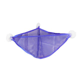 Maxbell Corner Shower Bag Bathroom Hanging Mesh Basket for Baby Boys and Girls Blue