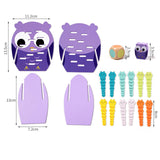 Maxbell Owl Push Stacks Sensory Balance Toy Educational Toys for Party Supplies Kids