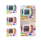 Maxbell Kids Microwave Oven Toys with Lights and Sounds for Girls Boys Children Kids Blue