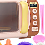 Maxbell Kids Microwave Oven Toys with Lights and Sounds for Girls Boys Children Kids Coffee