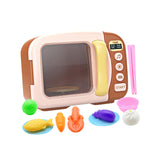 Maxbell Kids Microwave Oven Toys with Lights and Sounds for Girls Boys Children Kids Coffee
