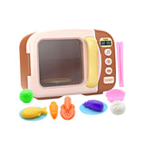 Maxbell Kids Microwave Oven Toys with Lights and Sounds for Girls Boys Children Kids Coffee