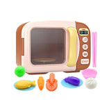 Maxbell Kids Microwave Oven Toys with Lights and Sounds for Girls Boys Children Kids Coffee