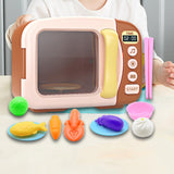 Maxbell Kids Microwave Oven Toys with Lights and Sounds for Girls Boys Children Kids Coffee