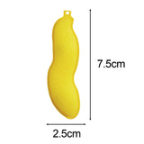 Maxbell 3 Pieces Beans Bottle Cleaner Reusable Kitchen Bottle Sponge for All Bottles Yellow
