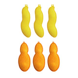Maxbell 3 Pieces Beans Bottle Cleaner Reusable Kitchen Bottle Sponge for All Bottles Yellow
