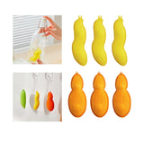 Maxbell 3 Pieces Beans Bottle Cleaner Reusable Kitchen Bottle Sponge for All Bottles Yellow
