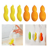 Maxbell 3 Pieces Beans Bottle Cleaner Reusable Kitchen Bottle Sponge for All Bottles Yellow