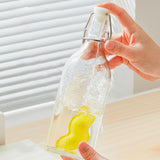 Maxbell 3 Pieces Beans Bottle Cleaner Reusable Kitchen Bottle Sponge for All Bottles Yellow