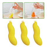 Maxbell 3 Pieces Beans Bottle Cleaner Reusable Kitchen Bottle Sponge for All Bottles Yellow