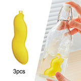 Maxbell 3 Pieces Beans Bottle Cleaner Reusable Kitchen Bottle Sponge for All Bottles Yellow