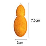 Maxbell 3 Pieces Beans Bottle Cleaner Reusable Kitchen Bottle Sponge for All Bottles Orange
