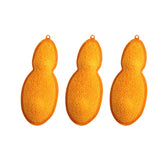 Maxbell 3 Pieces Beans Bottle Cleaner Reusable Kitchen Bottle Sponge for All Bottles Orange