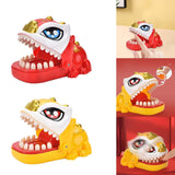 Maxbell Biting Finger Toys Reaction Gift Novelty Tabletop Game for Children Creative red