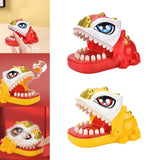 Maxbell Biting Finger Toys Reaction Gift Novelty Tabletop Game for Children Creative red