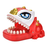 Maxbell Biting Finger Toys Reaction Gift Novelty Tabletop Game for Children Creative red