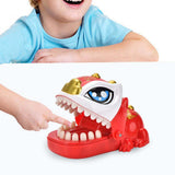 Maxbell Biting Finger Toys Reaction Gift Novelty Tabletop Game for Children Creative red