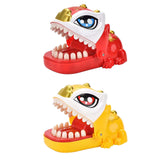 Maxbell Biting Finger Toys Reaction Gift Novelty Tabletop Game for Children Creative red
