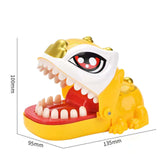 Maxbell Biting Finger Toys Reaction Gift Novelty Tabletop Game for Children Creative yellow